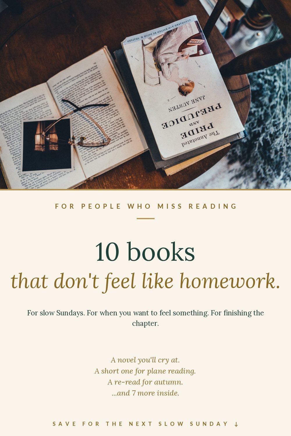 10 Books That Don't Feel Like Homework