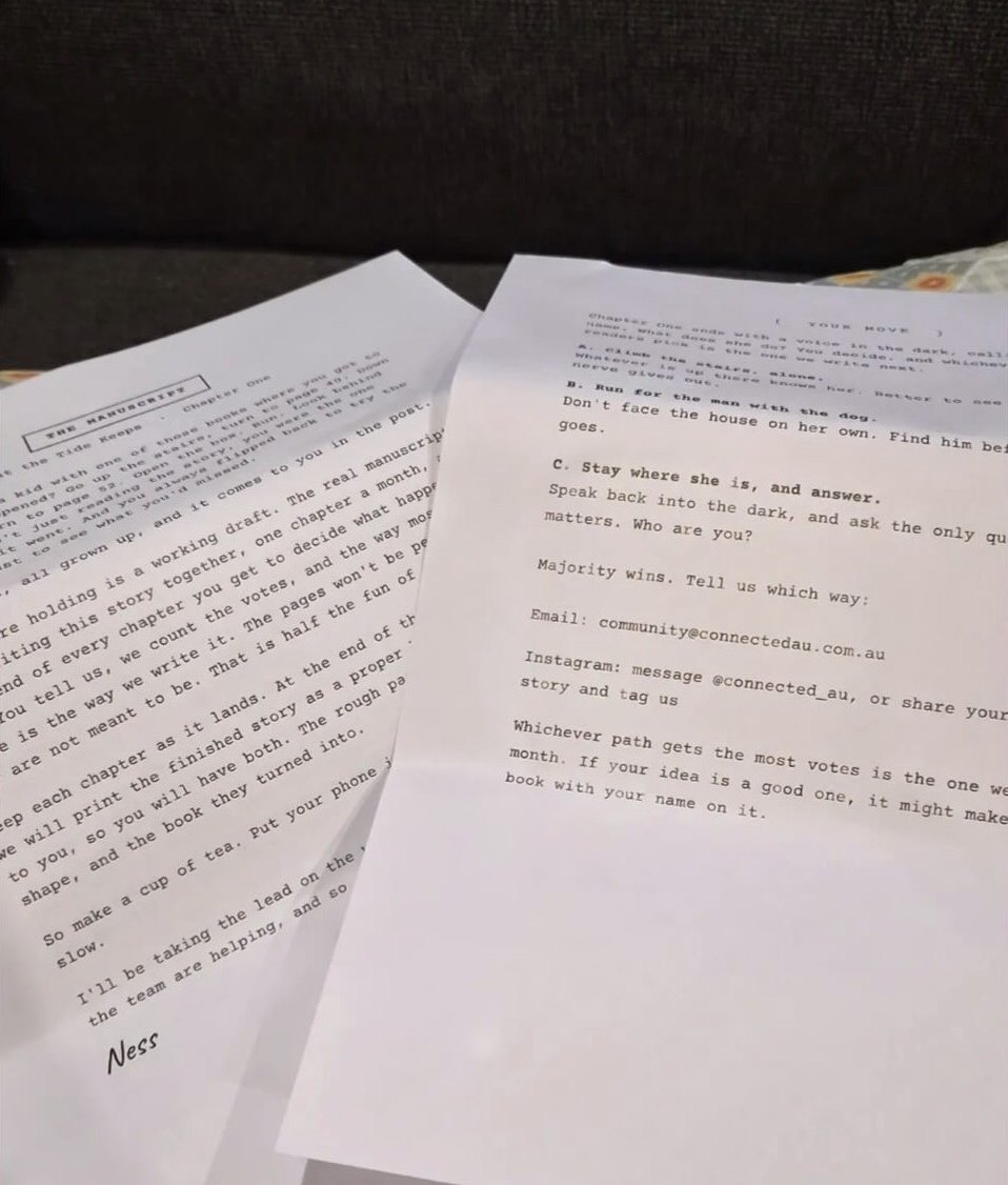 A member reading the Manuscript chapter
