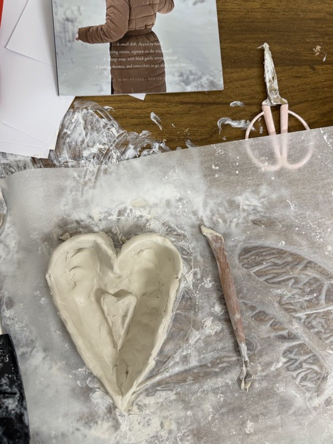 Made by a member: A heart, in progress