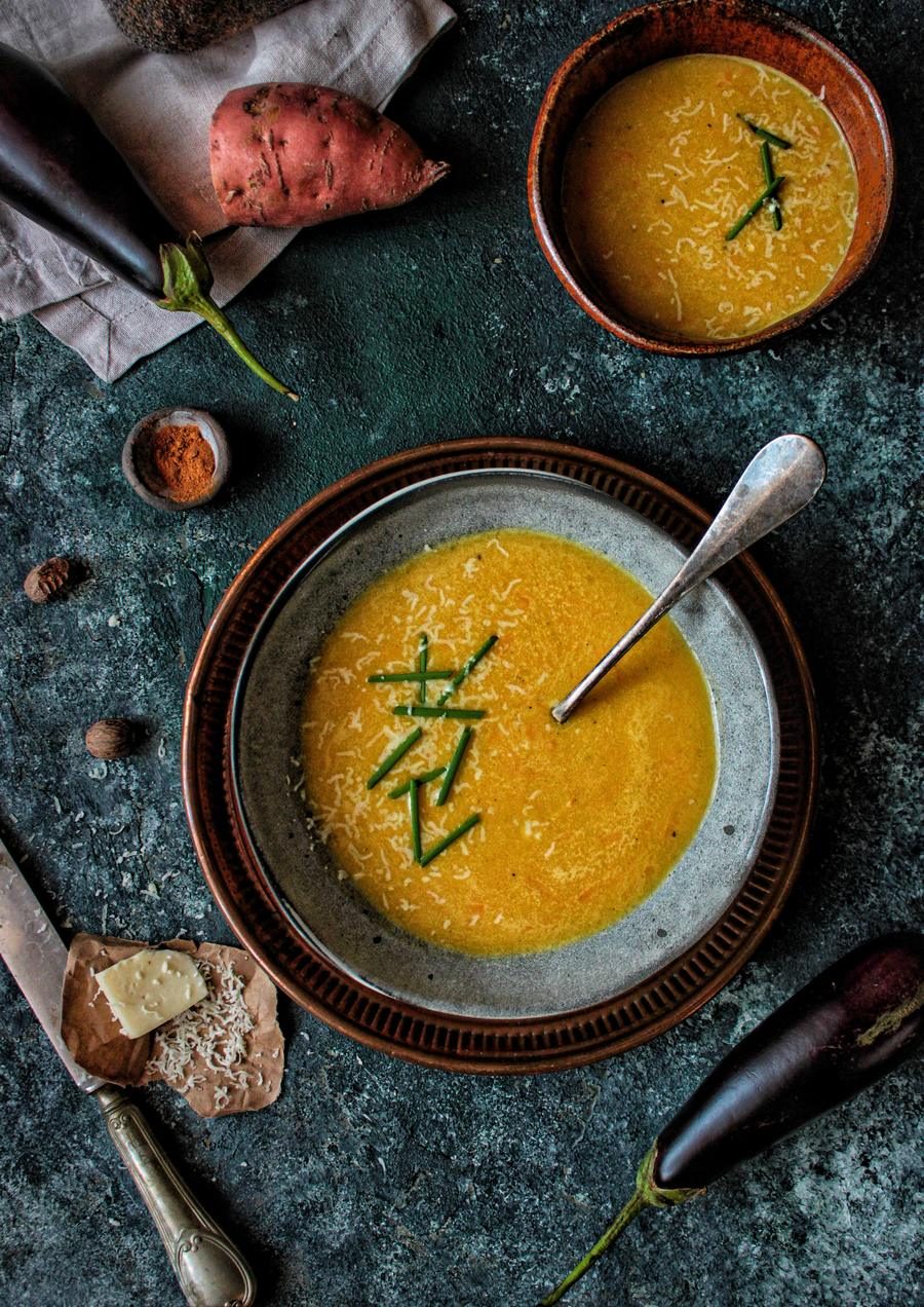 Soup on the table